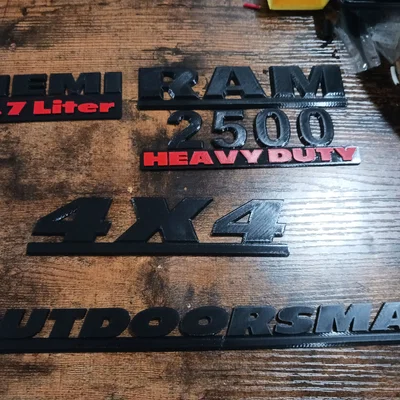 Huy hiệu Dodge Ram (Dodge Ram Badge)