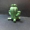 Mô hình chú xương rồng đọc sách đáng yêu cho góc làm việc - Thumbnail 3