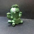 Mô hình chú xương rồng đọc sách đáng yêu cho góc làm việc - Thumbnail 5
