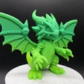 Mô hình rồng chiến binh (Battle Dragon Figure) in 3D cực đẹp - Thumbnail 1