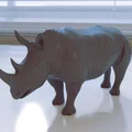 Mô hình 3D tê giác (Rhinoceros) cực chi tiết cho người yêu động vật - Thumbnail 2