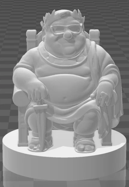 Mô hình nhân vật Hoàng đế độc đáo để bàn - Emperor Figurine - Image 1