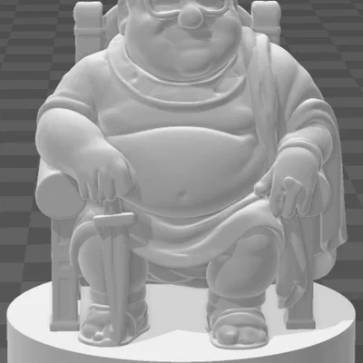 Mô hình nhân vật Hoàng đế độc đáo để bàn - Emperor Figurine