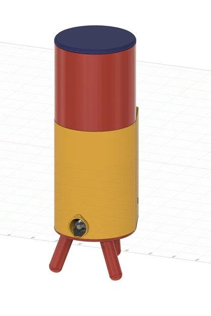 Máy nhả thức ăn cho mèo (Cat food dispenser) in 3D - Image 3