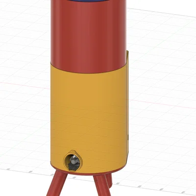 Máy nhả thức ăn cho mèo (Cat food dispenser) in 3D