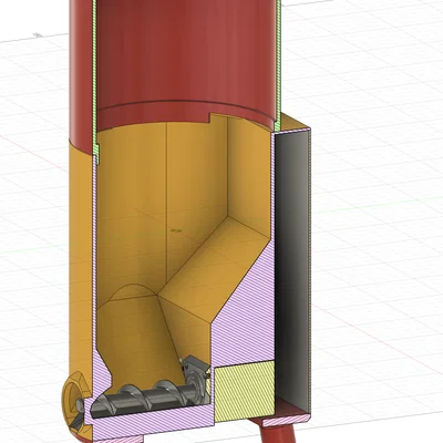 Máy nhả thức ăn cho mèo (Cat food dispenser) in 3D