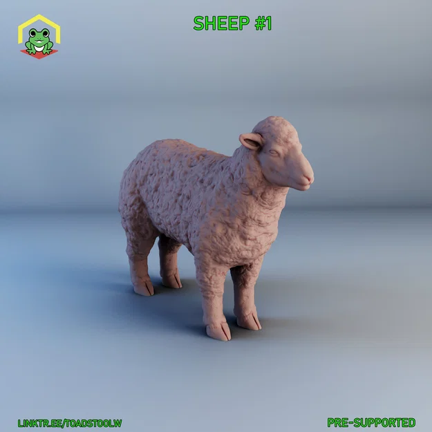 Mô hình chú cừu - sheep -1 - Image 1