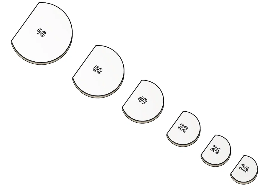 Dụng cụ gắn nam châm cho base mini – 5x2 central magnets - Image 2