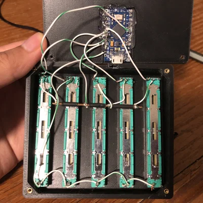 Deej Volume Mixer - 5 sliders (Mixer 5 thanh trượt cho deej)