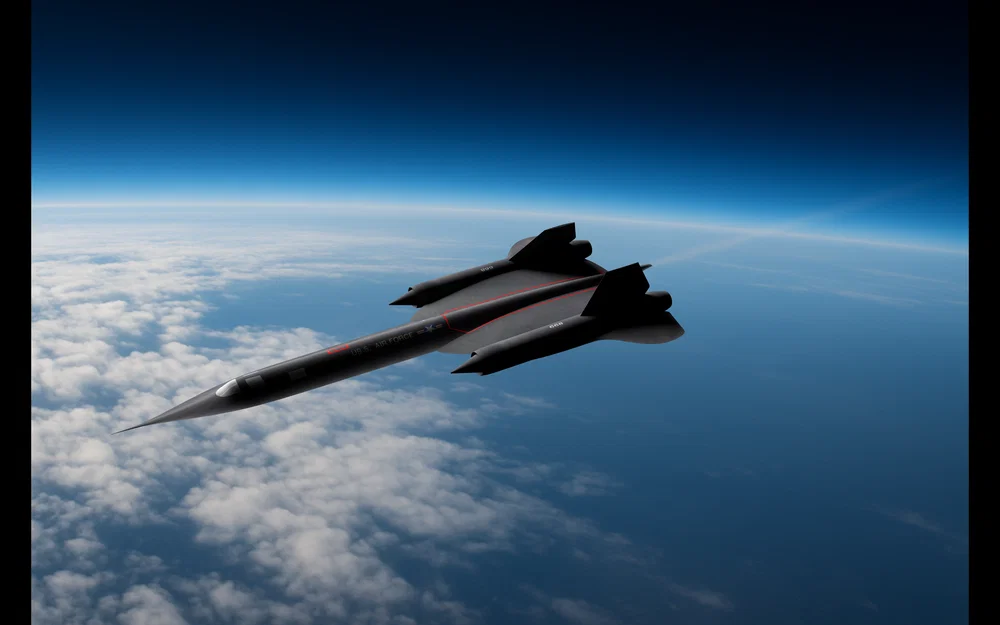 SR-71 Blackbird (Surface Modeling) – Mô hình Blackbird - Image 1