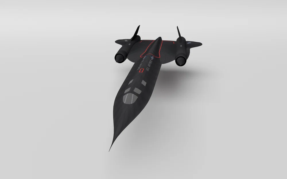 SR-71 Blackbird (Surface Modeling) – Mô hình Blackbird - Image 2