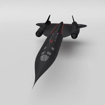 SR-71 Blackbird (Surface Modeling) – Mô hình Blackbird