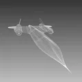 SR-71 Blackbird (Surface Modeling) – Mô hình Blackbird - Thumbnail 4
