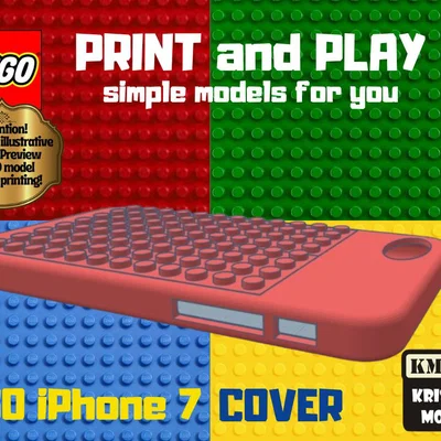 Ốp lưng iPhone 7 phong cách LEGO sáng tạo độc đáo