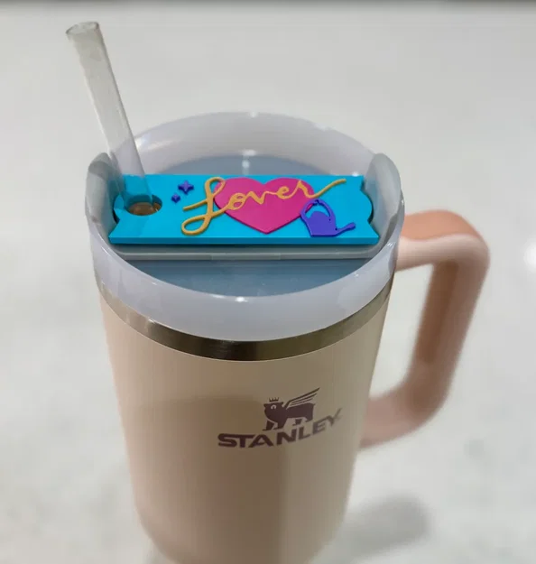 Nắp trang trí Taylor Swift Lover cho ly Stanley 40oz - Image 1
