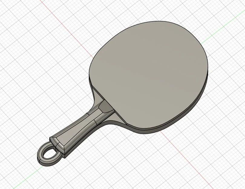 Móc khóa vợt bóng bàn (table tennis bat - keychain) - Image 2