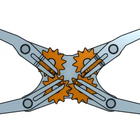 Mô hình cơ chế cánh vỗ Ornithopter 4W 2.0 độc đáo