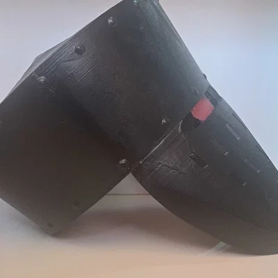 Mô hình mũ giáp hiệp sĩ Crusader trung cổ (3D print)