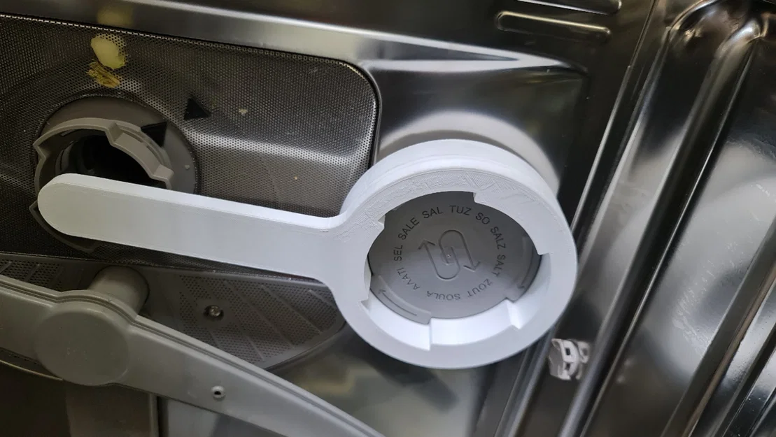 Dụng cụ mở nắp khay muối máy rửa bát Bosch - Hỗ trợ in 3D hữu ích - Image 2