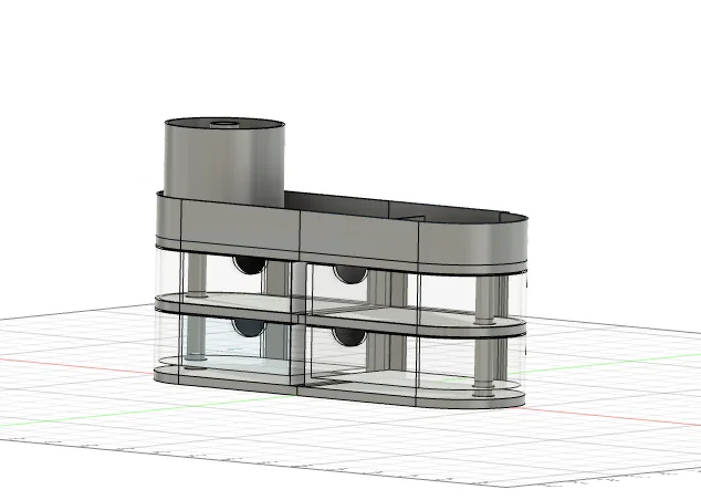 Bộ khay kệ mỹ phẩm đa năng ORGANIZZATORE GT426 - In 3D tiện ích - Image 2