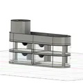 Bộ khay kệ mỹ phẩm đa năng ORGANIZZATORE GT426 - In 3D tiện ích - Thumbnail 2