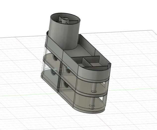 Bộ khay kệ mỹ phẩm đa năng ORGANIZZATORE GT426 - In 3D tiện ích - Image 4
