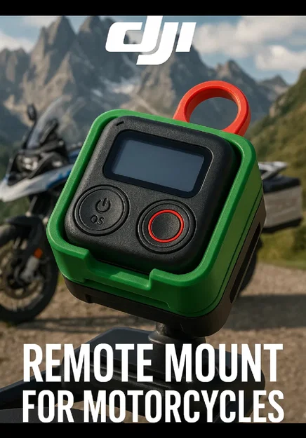 Mount remote DJI Osmo Action cho xe máy (DJI Osmo Action Remote Mororcycle Mount) - Image 1