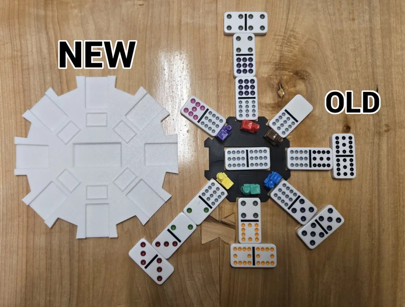 Mexican Train Dominos - Khay giữ Domino trung tâm - Image 1