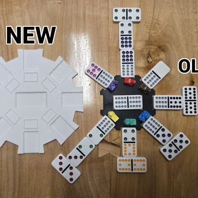 Mexican Train Dominos - Khay giữ Domino trung tâm