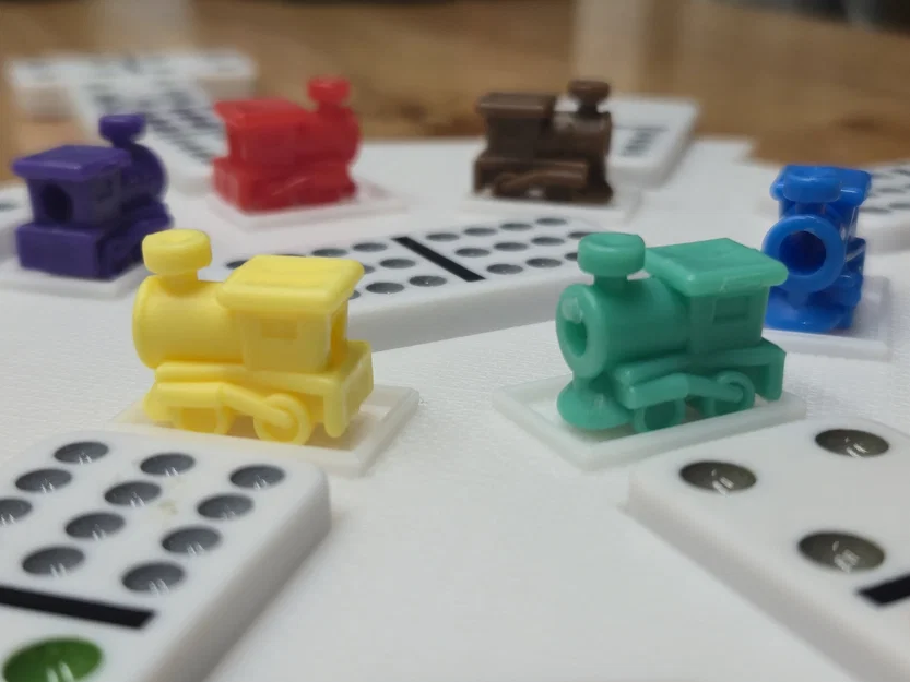 Mexican Train Dominos - Khay giữ Domino trung tâm - Image 5
