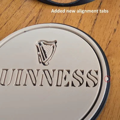 Hộp/Holder đựng 5 Irish Stout Beer Coaster