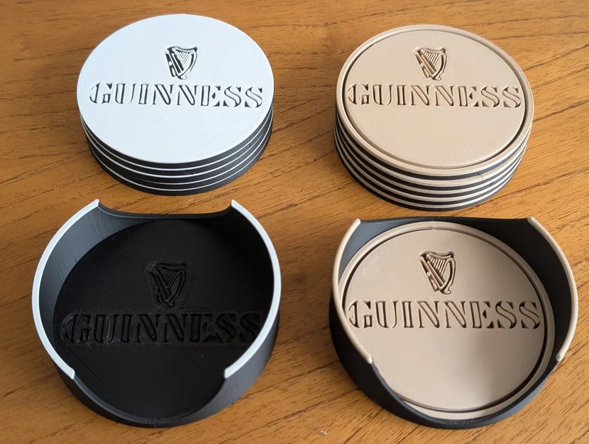Hộp/Holder đựng 5 Irish Stout Beer Coaster - Image 4
