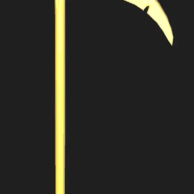 Mô hình 3D Lưỡi hái Tử thần (Grim's Scythe) từ Have A Nice Death
