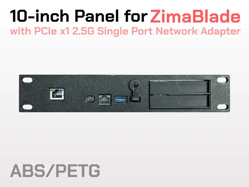 Rack 10 inch cho ZimaBlade với cổng PCIe 2.5G - Image 1