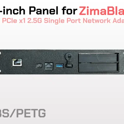 Rack 10 inch cho ZimaBlade với cổng PCIe 2.5G
