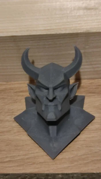 Tượng Quỷ Lowpoly (Lowpoly Devil) - Mô hình 3D trang trí độc đáo - Image 2