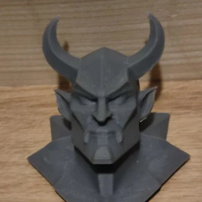 Tượng Quỷ Lowpoly (Lowpoly Devil) - Mô hình 3D trang trí độc đáo