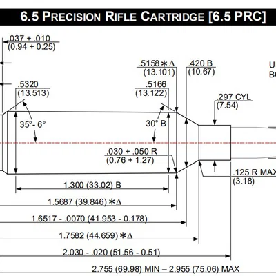 Mô hình 3D đạn 6.5 PRC chuẩn SAAMI hỗ trợ nạp đạn