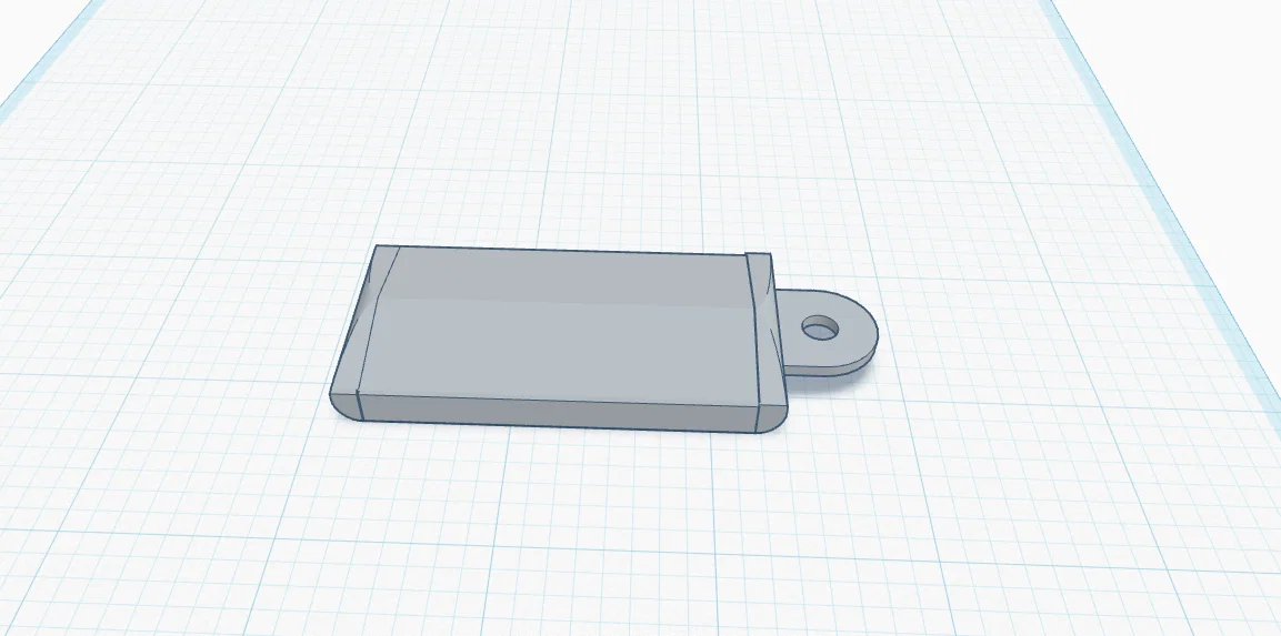 Móc khóa để trống (Key chain blank) tùy biến cho in 3D - Image 1