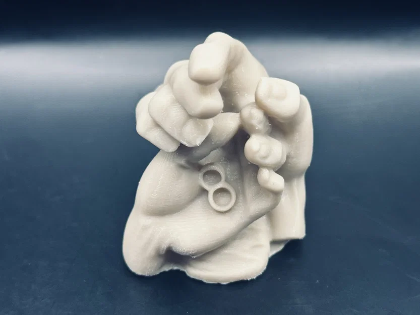 Mô hình điêu khắc đôi bàn tay nghệ thuật - Hands Sculpture 3D - Image 1
