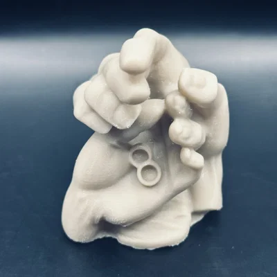 Mô hình điêu khắc đôi bàn tay nghệ thuật - Hands Sculpture 3D