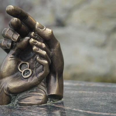 Mô hình điêu khắc đôi bàn tay nghệ thuật - Hands Sculpture 3D