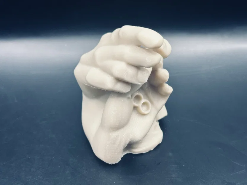 Mô hình điêu khắc đôi bàn tay nghệ thuật - Hands Sculpture 3D - Image 5