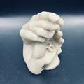 Mô hình điêu khắc đôi bàn tay nghệ thuật - Hands Sculpture 3D - Thumbnail 5