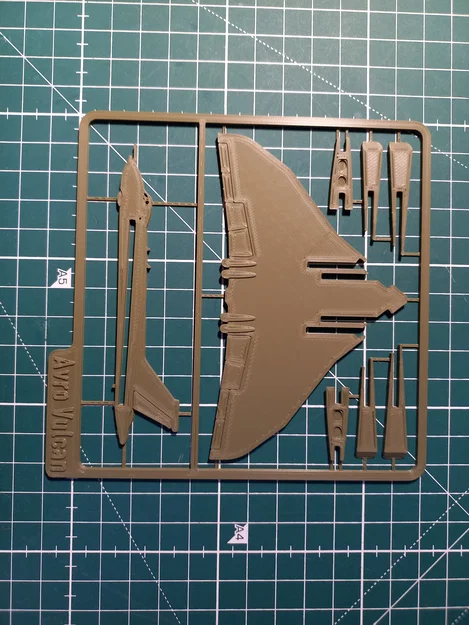 Avro Vulcan Kit Card – Mô hình lắp ráp - Image 4