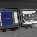 Ekranoplan Volga-2 kit card plane / Экраноплан Волга-2 кит набор “литник” - Thumbnail 3