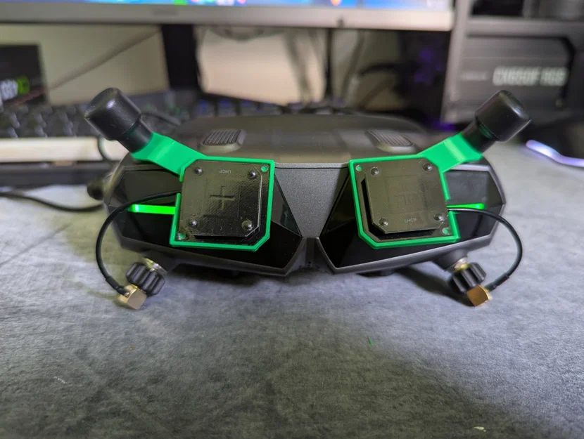 Ngàm gắn anten patch 3D cho kính FPV Walksnail Goggles X - Image 1