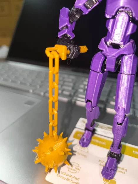 Phụ kiện vũ khí chùy gai (Flail) cho mô hình Dummy 13 cực chất - Image 2