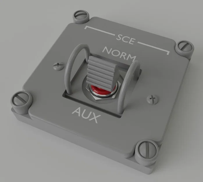 Công tắc “Switch SCE to AUX” (thành phần Apollo 12) - Image 1