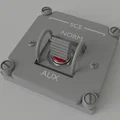 Công tắc “Switch SCE to AUX” (thành phần Apollo 12) - Thumbnail 1